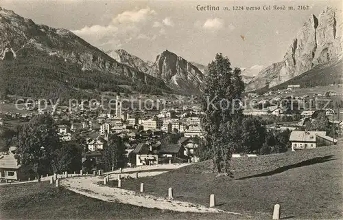 AK / Ansichtskarte Cortina_Ampezzo Panorama Cortina Ampezzo