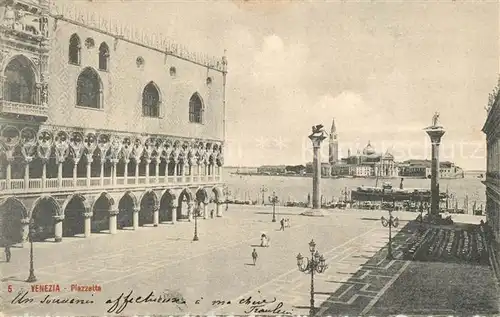 AK / Ansichtskarte Venezia_Venedig Piazetta Venezia Venedig