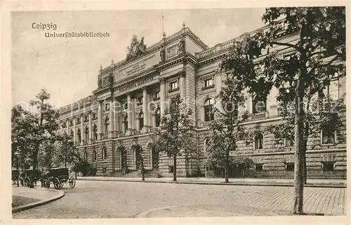AK / Ansichtskarte Leipzig Universitaetsbibliothek Leipzig