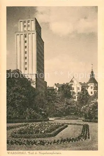 AK / Ansichtskarte Warschau_Masowien Teil des Napoleonsplatzes Warschau Masowien