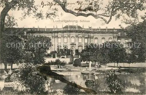 AK / Ansichtskarte Ludwigsburg_Wuerttemberg Schloss Ludwigsburg Wuerttemberg