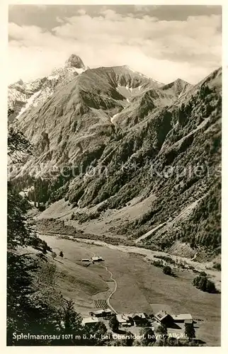 AK / Ansichtskarte Spielmannsau Panorama Spielmannsau