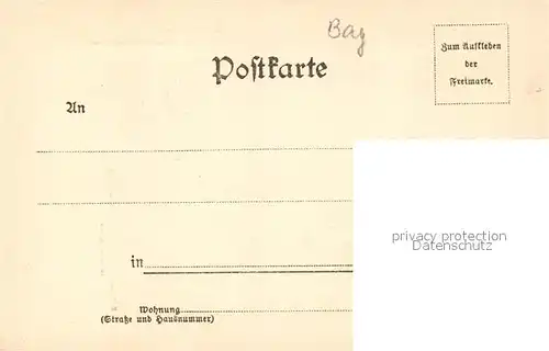 AK / Ansichtskarte Ansbach_Mittelfranken Partie aus der Reitbahn Altstadt Kirche Ansbach Mittelfranken