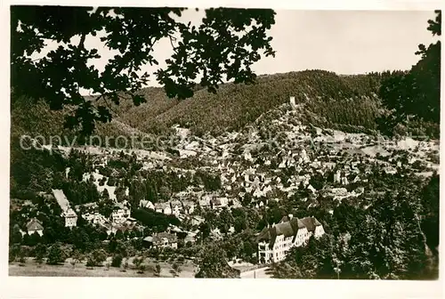 AK / Ansichtskarte Bad_Liebenzell Panorama Kurort im Schwarzwald Bad_Liebenzell