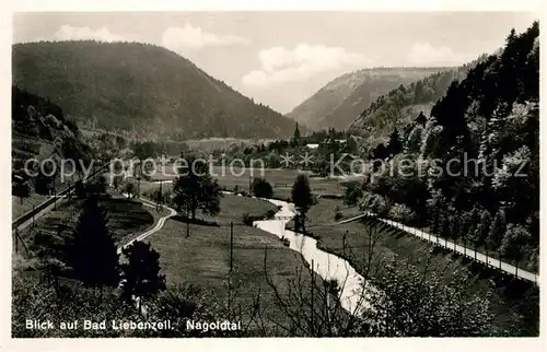 AK / Ansichtskarte Bad_Liebenzell Panorama Nagoldtal Schwarzwald Bad_Liebenzell