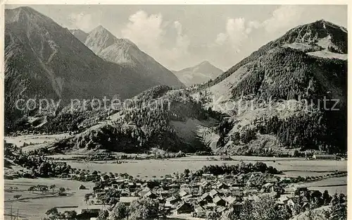 AK / Ansichtskarte Bad_Oberdorf mit Rotspitze Entschenkopf Imbergerhorn Allgaeuer Alpen Bad_Oberdorf