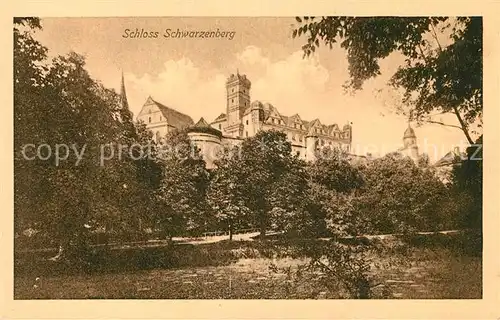 AK / Ansichtskarte Scheinfeld Schloss Schwarzenberg Scheinfeld