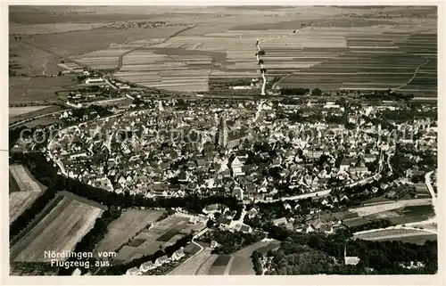 AK / Ansichtskarte Noerdlingen Fliegeraufnahme Noerdlingen