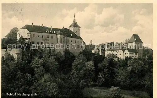 AK / Ansichtskarte Neuburg_Inn Schloss Neuburg Inn