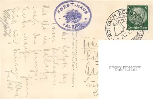 AK / Ansichtskarte Valepp Forsthaus Winterlandschaft Alpen Valepp