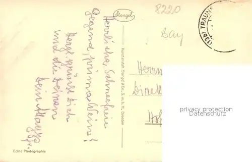 AK / Ansichtskarte Traunstein_Oberbayern Panorama mit Hochfelln und Hochgern Chiemgauer Alpen Traunstein_Oberbayern