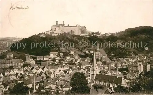 AK / Ansichtskarte Kulmbach Stadtpanorama mit Schloss Kulmbach