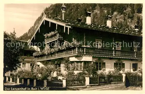 AK / Ansichtskarte Reit_Winkl Lenzenhof Reit_Winkl