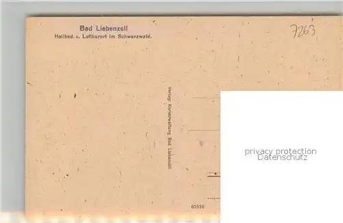 AK / Ansichtskarte Bad_Liebenzell Ortsansicht mit Kirche Kurort im Schwarzwald Bad_Liebenzell
