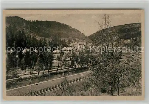 AK / Ansichtskarte Bad_Liebenzell Panorama Kurort im Schwarzwald Nagold Eisenbahn Bad_Liebenzell