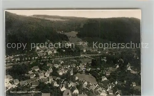 AK / Ansichtskarte Bad_Liebenzell Kurort im Schwarzwald von Westen Fliegeraufnahme Bad_Liebenzell
