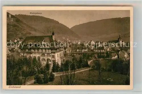 AK / Ansichtskarte Bad_Liebenzell Ortsansicht mit Kurhaus Kirche Missionshaus Schwarzwald Bad_Liebenzell