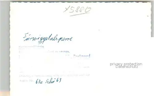 AK / Ansichtskarte Fuerwiggetalsperre Staumauer Fuerwiggetalsperre