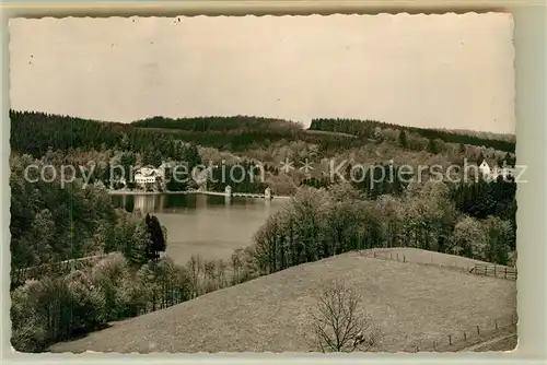 AK / Ansichtskarte Fuerwiggetalsperre Gasthaus zur Talsperre Fuerwiggetalsperre