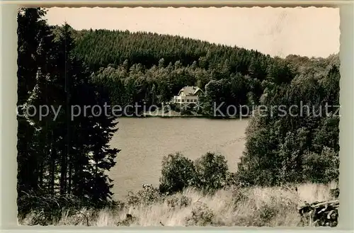 AK / Ansichtskarte Fuerwiggetalsperre Gasthaus zur Talsperre Fuerwiggetalsperre