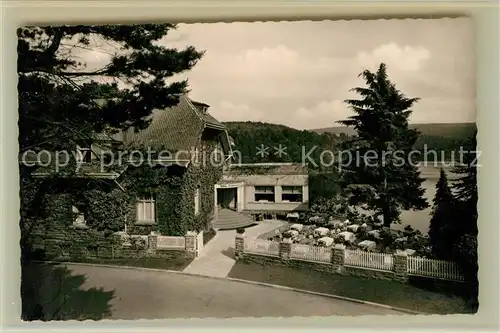 AK / Ansichtskarte Fuerwiggetalsperre Gasthaus zur Talsperre Fuerwiggetalsperre