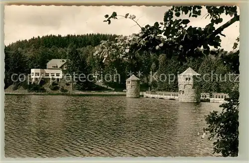 AK / Ansichtskarte Fuerwiggetalsperre Gasthauf zur Talsperre Fuerwiggetalsperre