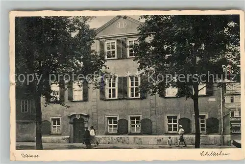 AK / Ansichtskarte Weimar_Thueringen Schillerhaus Weimar Thueringen