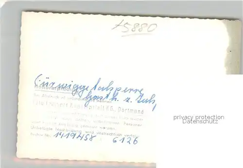 AK / Ansichtskarte Fuerwiggetalsperre Gasthaus zur Talsperre Fuerwiggetalsperre