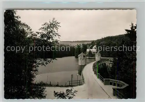AK / Ansichtskarte Fuerwiggetalsperre Staumauer Fuerwiggetalsperre