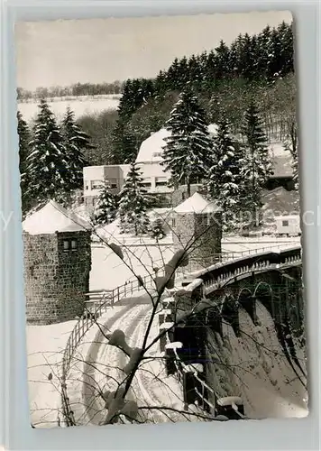 AK / Ansichtskarte Fuerwiggetalsperre Staumauer Fuerwiggetalsperre