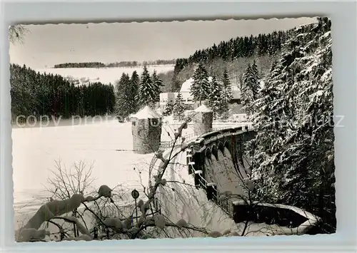 AK / Ansichtskarte Fuerwiggetalsperre Staumauer Fuerwiggetalsperre