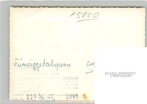 AK / Ansichtskarte Fuerwiggetalsperre Stausee Fuerwiggetalsperre