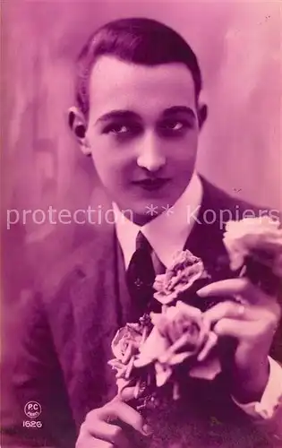 AK / Ansichtskarte Foto_PC_Paris_Nr. 1626 Mann Rosen  Foto_PC_Paris_Nr.