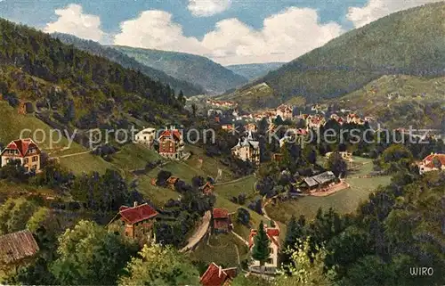 AK / Ansichtskarte Verlag_Wiedemann_WIRO_Nr. 2741 A Wildbad  Verlag_Wiedemann_WIRO_Nr.