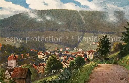 AK / Ansichtskarte Verlag_Wiedemann_WIRO_Nr. 2742 A Wildbad Rennbachtal Verlag_Wiedemann_WIRO_Nr.