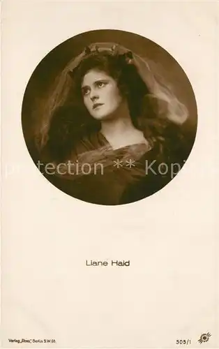 AK / Ansichtskarte Schauspieler Liane Haid  Schauspieler