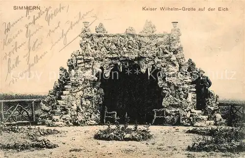 AK / Ansichtskarte Hoehlen_Caves_Grottes Simmern Kaiser Wilhelm Grotte Eich Hoehlen_Caves_Grottes