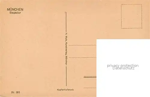 AK / Ansichtskarte Muenchner_Kindl Muenchen Siegestor Muenchner Kindl