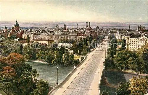 AK / Ansichtskarte Verlag_Wiedemann_WIRO_Nr. 2159 A Muenchen Blick vom Maximilianeum Verlag_Wiedemann_WIRO_Nr.