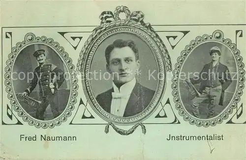 AK / Ansichtskarte Musikanten Fred Naumann Instrumentalist  Musikanten