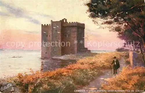 AK / Ansichtskarte Verlag_Tucks_Oilette_Nr. 42 Cannes Vieux Chateau Saint Honorat Ile de Lerins Verlag_Tucks_Oilette_Nr.