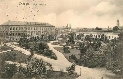 AK / Ansichtskarte Erlangen Schlossgarten Erlangen