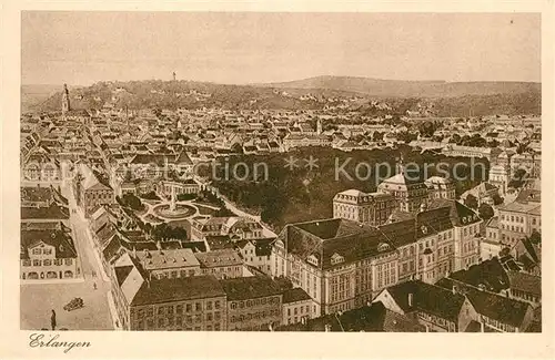 AK / Ansichtskarte Erlangen Residenz Panorama Erlangen