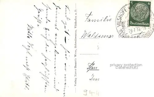 AK / Ansichtskarte Vilshofen_Donau Panorama Vilshofen Donau