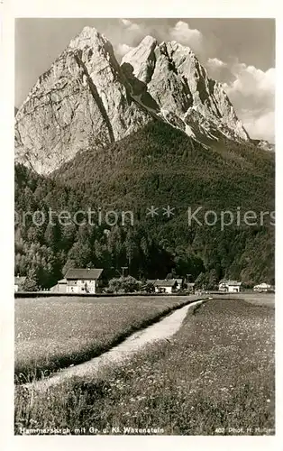 AK / Ansichtskarte Hammersbach_Grainau Waxensteinen Hammersbach Grainau