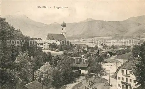 AK / Ansichtskarte Gmund_Tegernsee Kirche Gmund Tegernsee