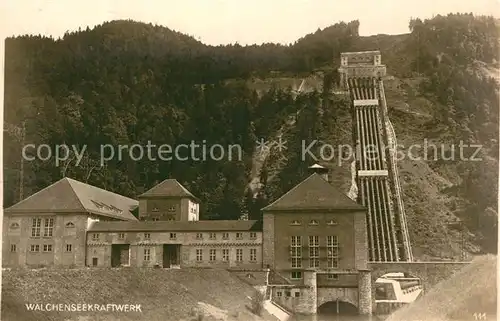 AK / Ansichtskarte Walchensee Kraftwerk Turbinenhaus Walchensee