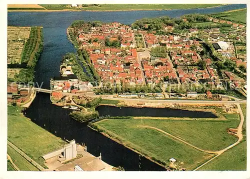 AK / Ansichtskarte Friedrichstadt_Eider Fliegeraufnahme  Friedrichstadt_Eider