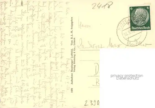 AK / Ansichtskarte Ratzeburg Fliegeraufnahme Ratzeburg