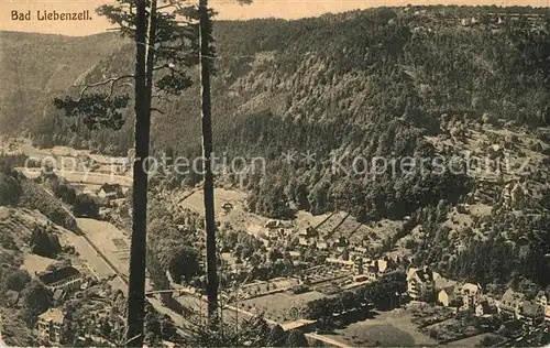 AK / Ansichtskarte Bad_Liebenzell Blick ins Tal Kurort im Schwarzwald Bad_Liebenzell